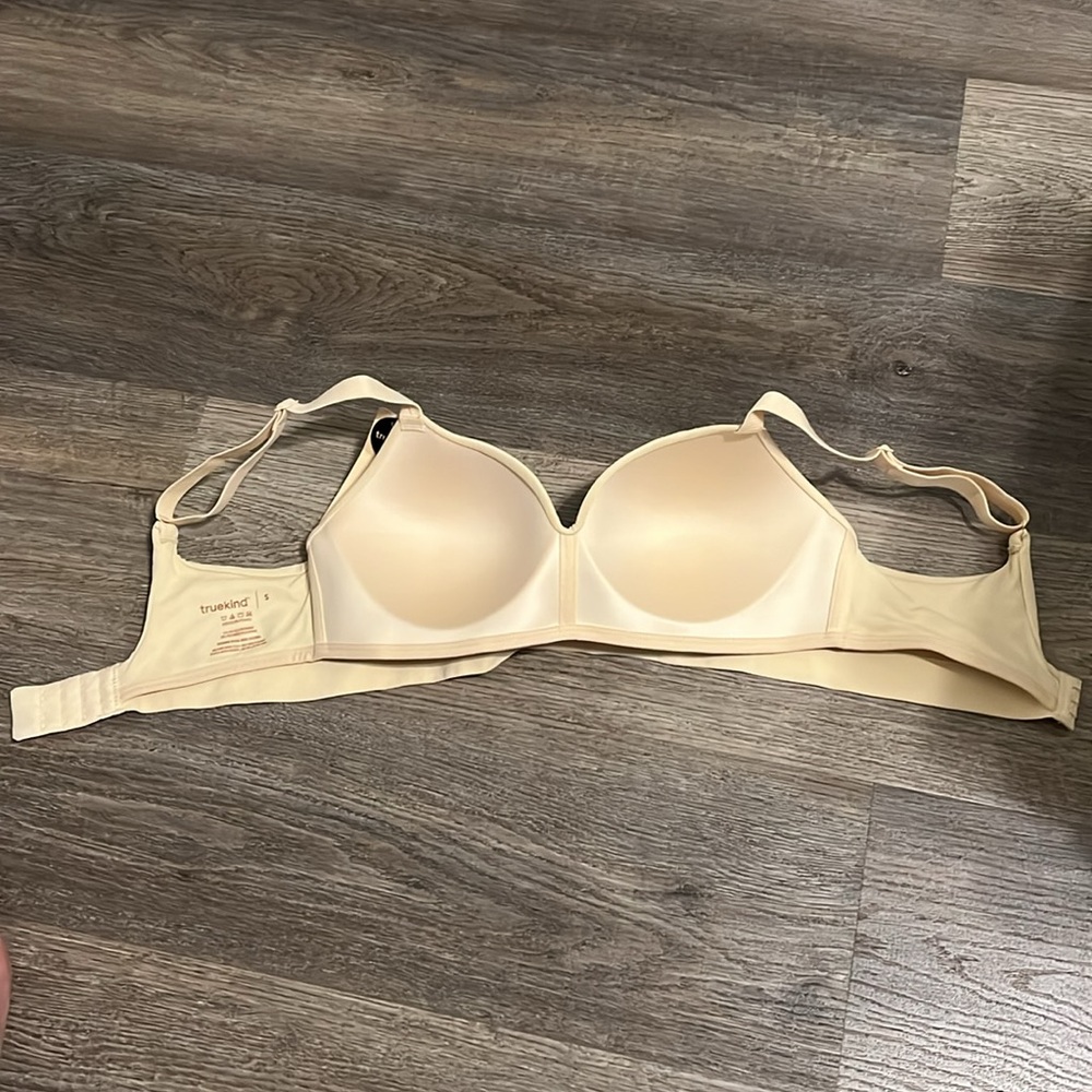 Truekind Supportive Comfort Wireless Padded Shaping Beige Bra NWT Small - Picture 7 of 12